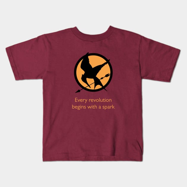 Hunger Games Kids T-Shirt by Barlax